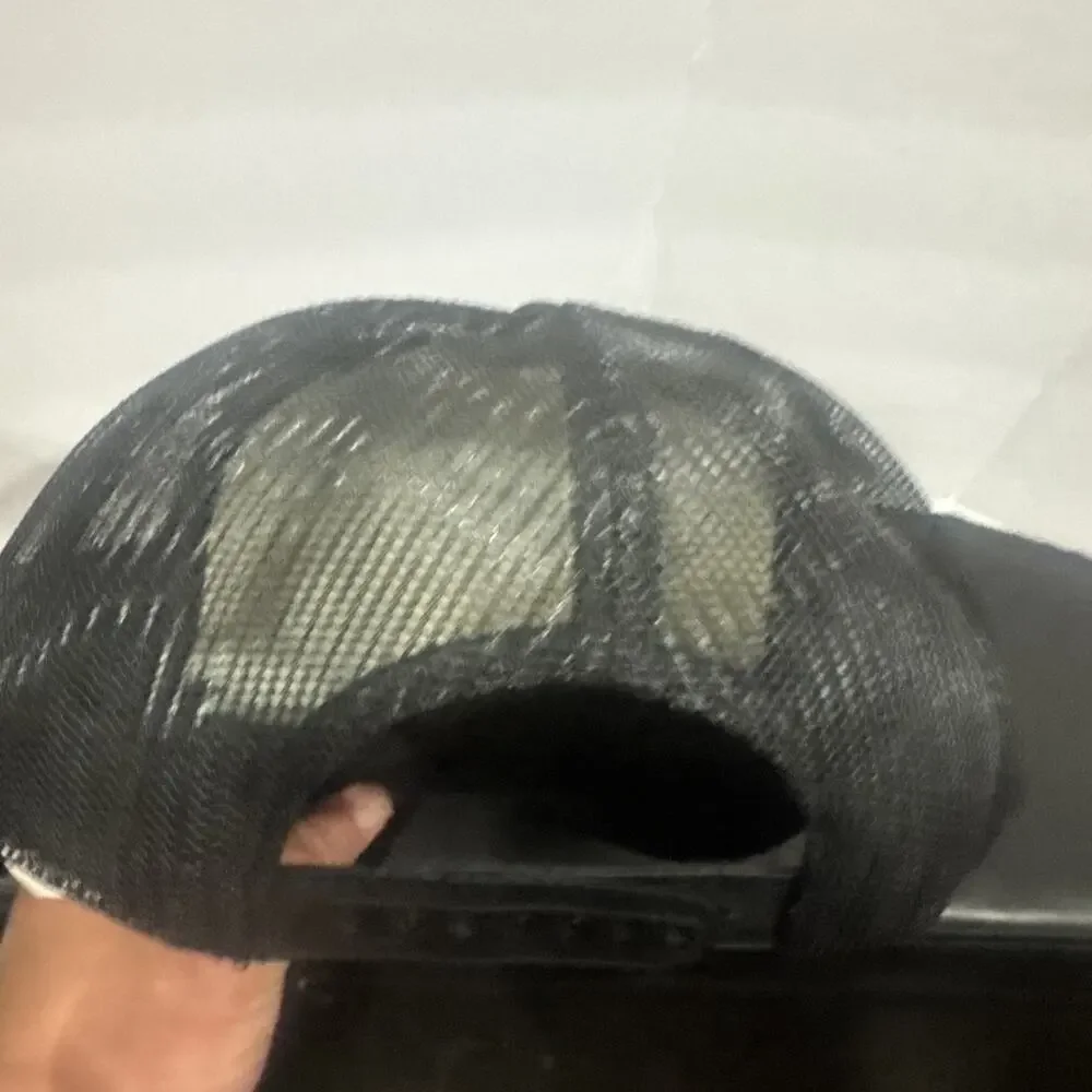 TUAH Airbrushed Trucker Hat Blue Mesh Snapback Custom Viral Meme Cap Adult